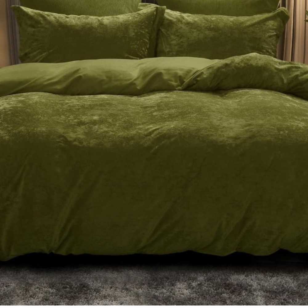 Velvet duvet with insert